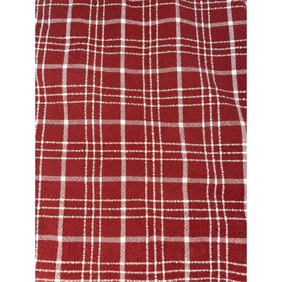 American Eagle Red Plaid Men’s Button Up Shirt Size X-Large - Picture 3 of 8